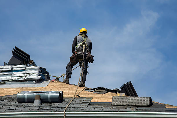 Professional Gutter Installation technician working in Shady Cove, OR